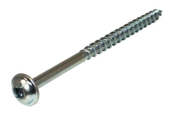 Round Head Particle Board Screws with Washer Type 17 - Zinc Coated | Fasteners & Fittings