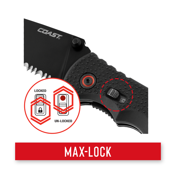 Coast RX350 Max Lock Knife - 3.625"