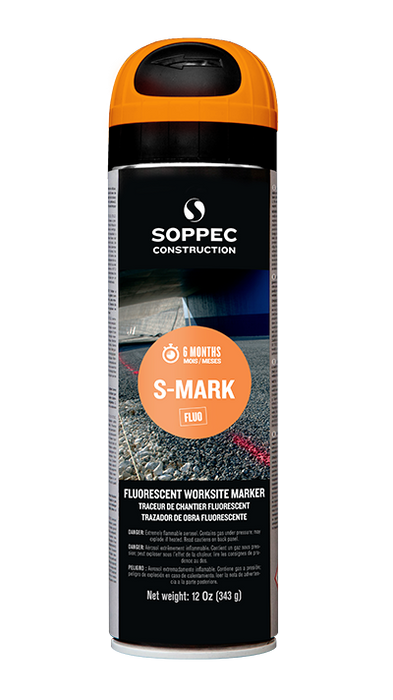 Soppec S Mark Fluorescent Marking Paint (Water-Base) - Orange