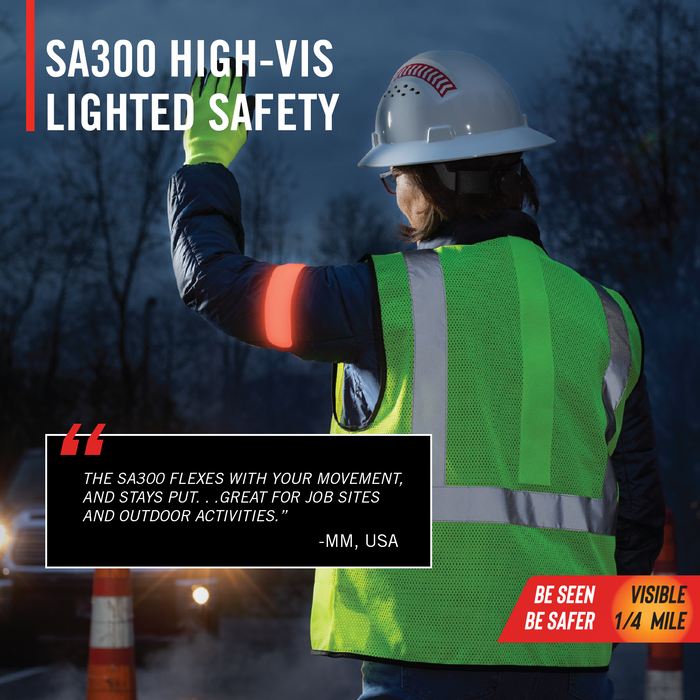 Coast SA300 High-Vis Lighted Safety Armband