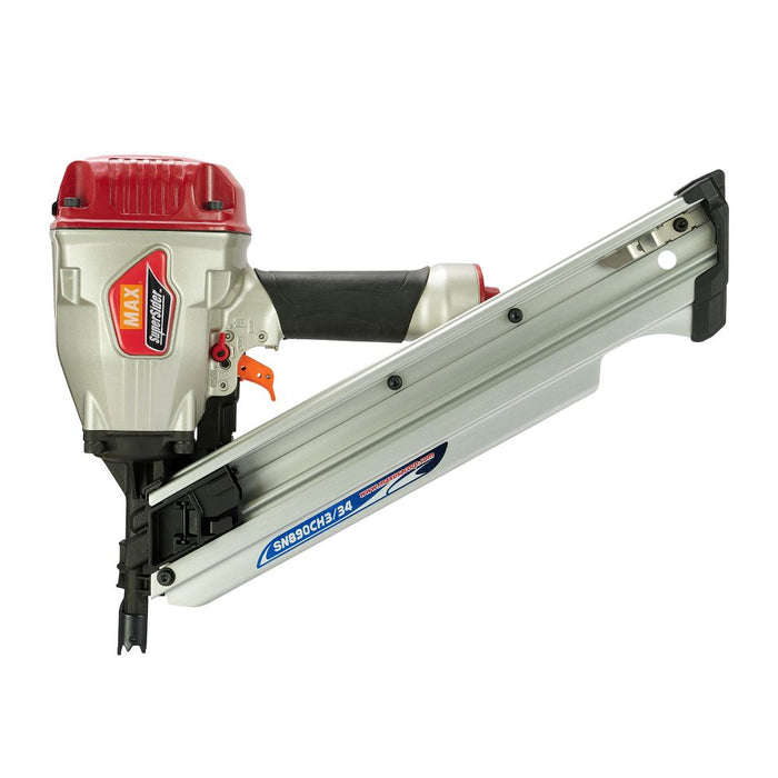 MAX SN890CH3/34 34° Pneumatic Framing Offset/Clipped Head Stick Nailer