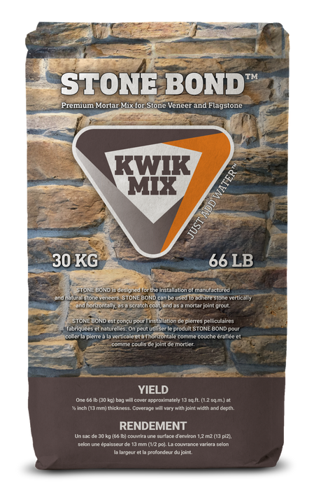 Kwik Mix Stone Bond Mortar - 66 lbs.