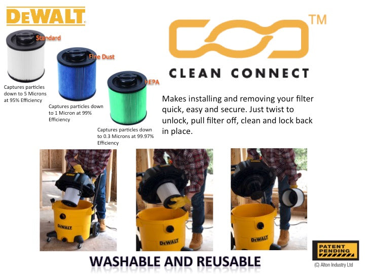Dewalt 6-16 gal. Vacuum Filter Cartridge