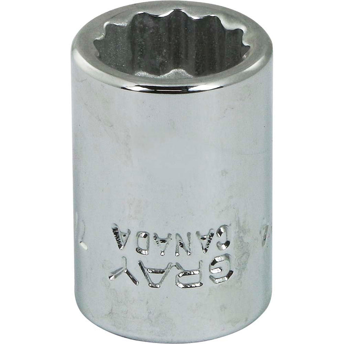 Gray Tools 3/8" Drive, 12 Point Standard Length SAE Sockets