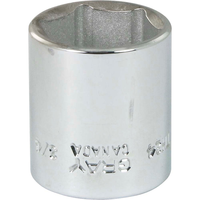 Gray Tools 3/8" Drive 6-Point SAE Standard Length Sockets