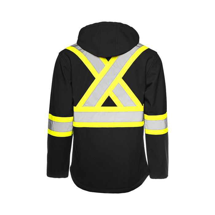 Wasip TJ2 Soft Shell Jacket w/ Detachable Hood & 4" Reflective Tape