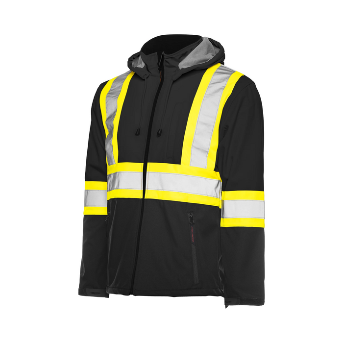 Wasip TJ2 Soft Shell Jacket w/ Detachable Hood & 4" Reflective Tape