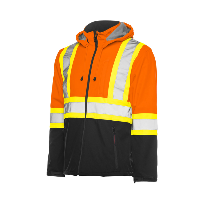 Wasip TJ2 Soft Shell Jacket w/ Detachable Hood & 4" Reflective Tape