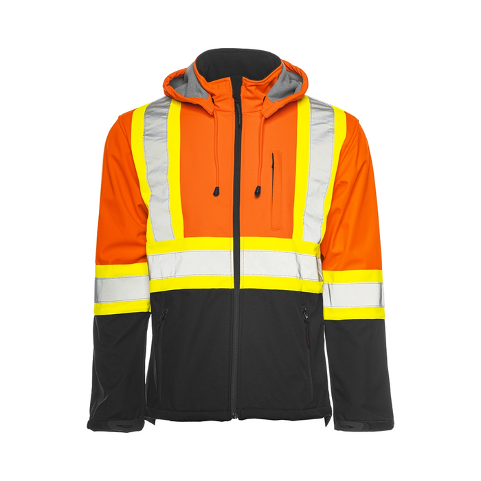 Wasip TJ2 Soft Shell Jacket w/ Detachable Hood & 4" Reflective Tape