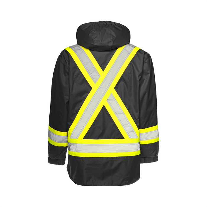 Wasip TP6 6-In-1 Winter Traffic Parka w/ 4" Reflective Tape