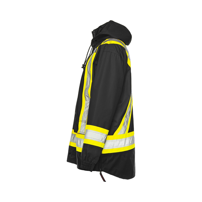 Wasip TP6 6-In-1 Winter Traffic Parka w/ 4" Reflective Tape