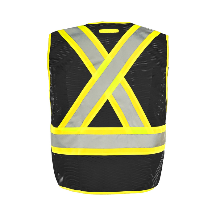 Wasip TV1 Universal 5 Pt. Tearaway Mesh Traffic Vest