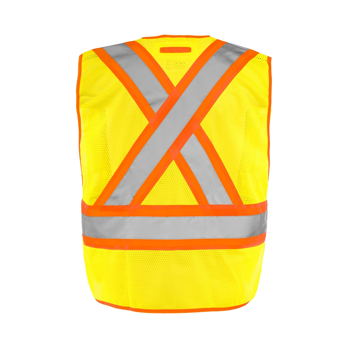 Wasip TV1 Universal 5 Pt. Tearaway Mesh Traffic Vest