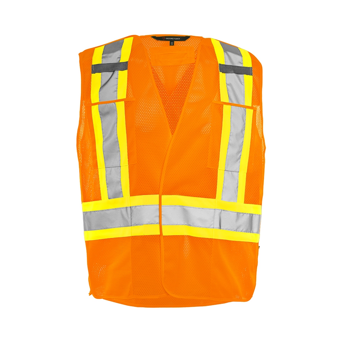 Wasip TV3 5 Pt. Tearaway Mesh Traffic Vest