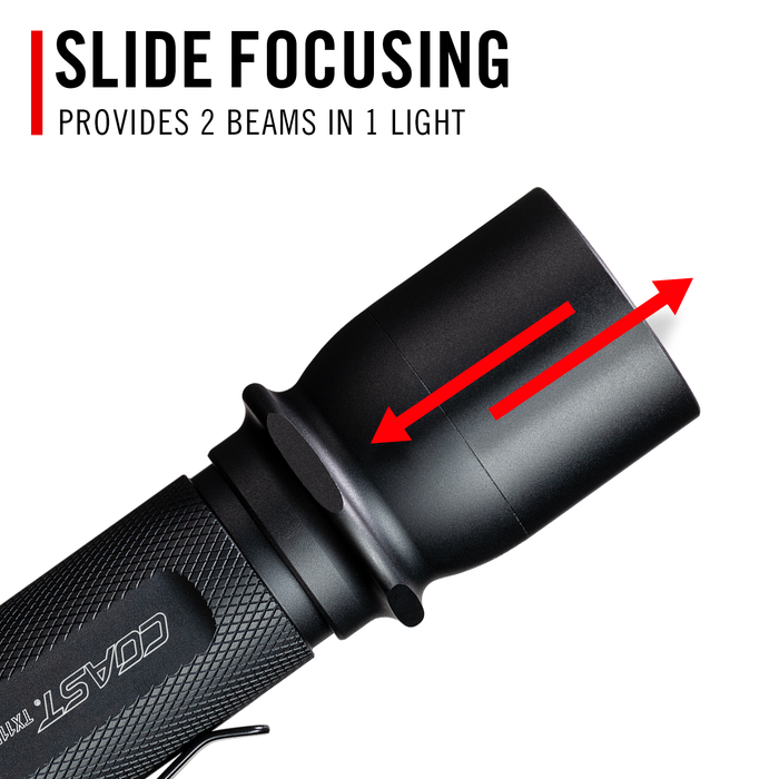 Coast TX11R Rechargeable Long Range Focus Flashlight