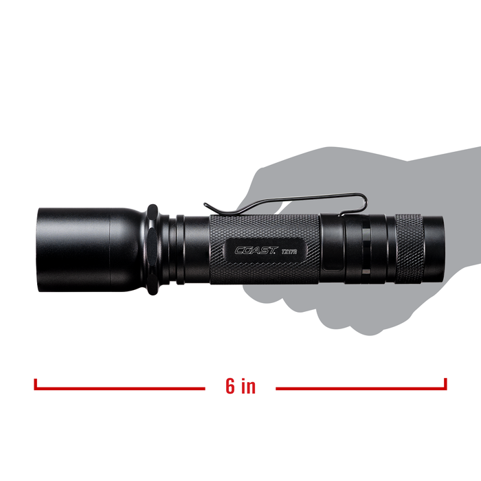 Coast TX17R Rechargeable Pure Beam Focusing Flashlight