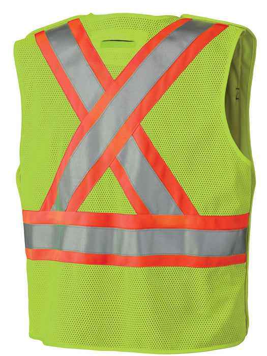 Pioneer Mesh Back Tear-Away Hi-Vis Safety Vest