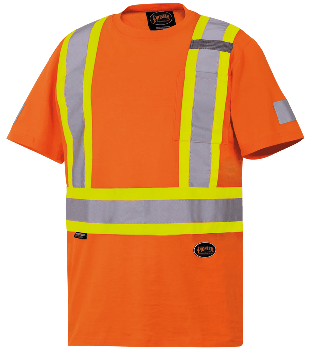 Pioneer Hi-Vis 100% Cotton Safety T-Shirt