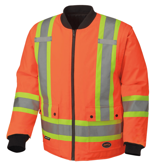Pioneer Hi-Vis 7-In-1 Waterproof Parka w/ Detachable Hood