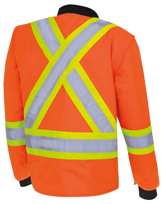 Pioneer Hi-Vis 7-In-1 Waterproof Parka w/ Detachable Hood