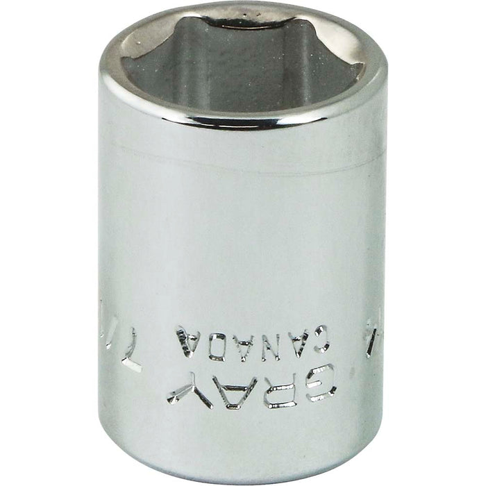 Gray Tools 1/4" Drive, 6 Point Standard Length SAE Sockets