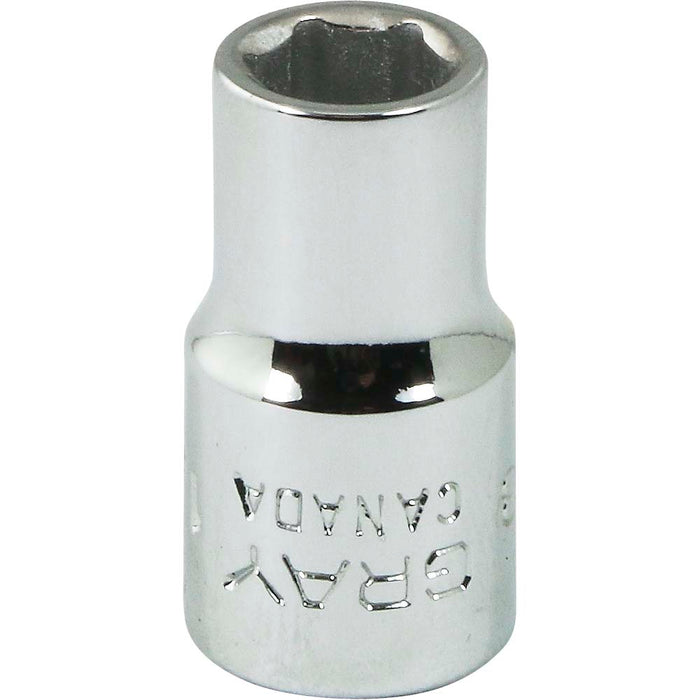 Gray Tools 1/4" Drive, 6 Point Standard Length SAE Sockets