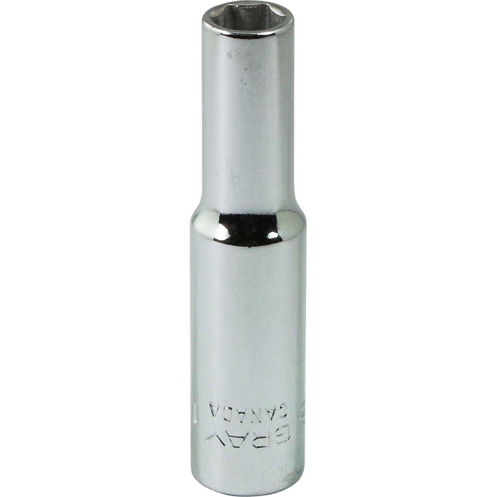 Gray Tools 1/4" Drive, 6 Point Deep Length SAE Sockets