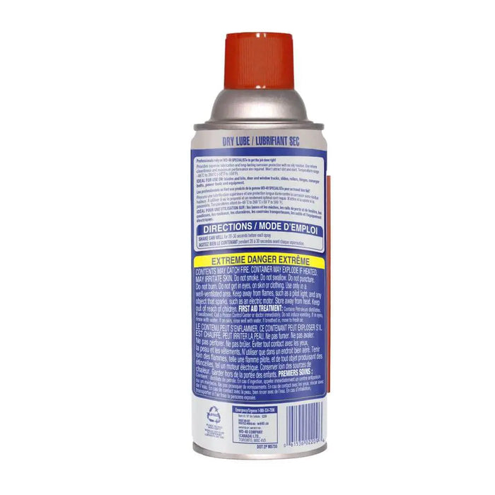 WD-40 Dry Lubricant PTFE Spray - 283g