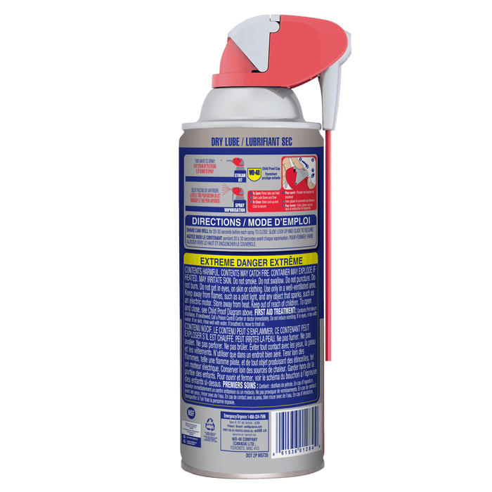 WD-40 Specialist Dirt & Dust Resistant Dry Lubricant Spray w/ Smart Straw