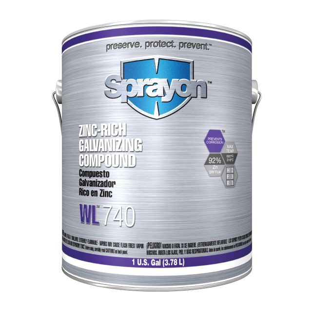 Sprayon WL741 Zinc-Rich Galvanizing Compound