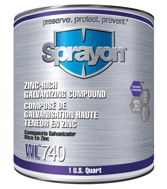 Sprayon WL741 Zinc-Rich Galvanizing Compound