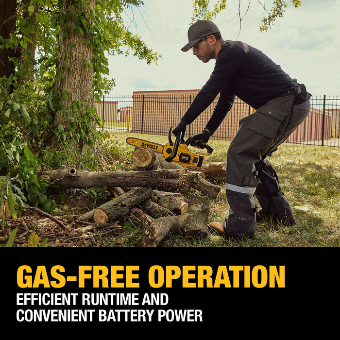 DeWalt 20V MAX 12" Li-ion Brushless Chainsaw Kit