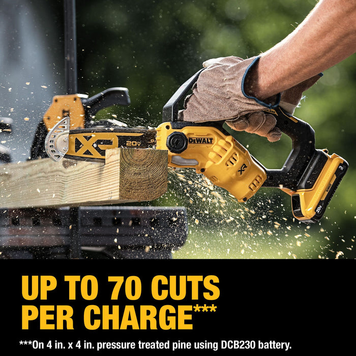 DeWalt 20V MAX XR® 8" Brushless Pruning Chainsaw Kit w/ 3Ah Battery