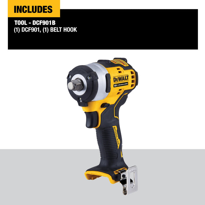 DeWalt 12V MAX XTREME Brushless Cordless 1/2" Impact Wrench - Tool Only