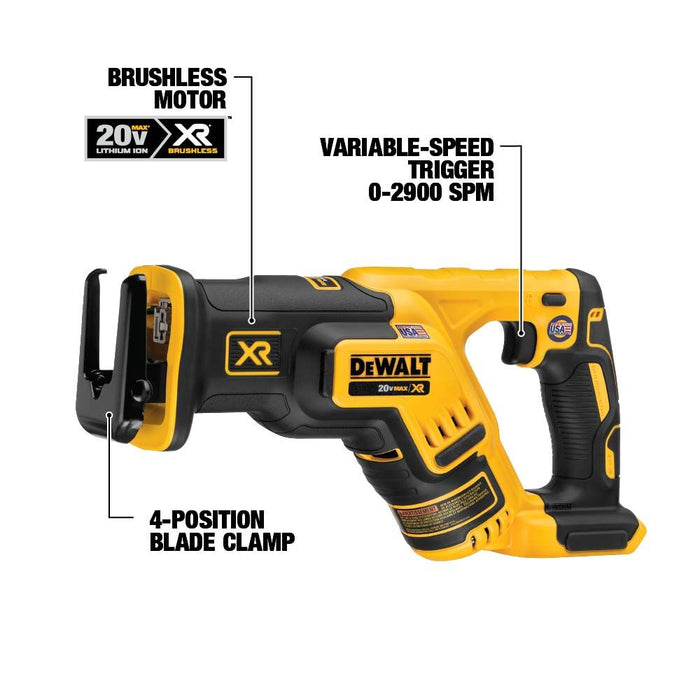 DeWalt 20V MAX XR Brushless 6-Tool Combo Kit