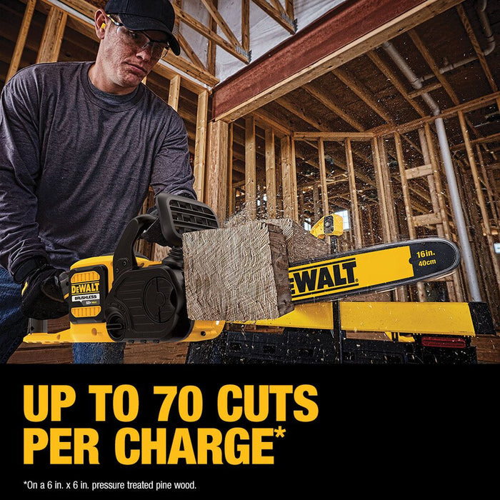 DeWalt FLEXVOLT™ 60V MAX CHAINSAW and Blower Combo Kit