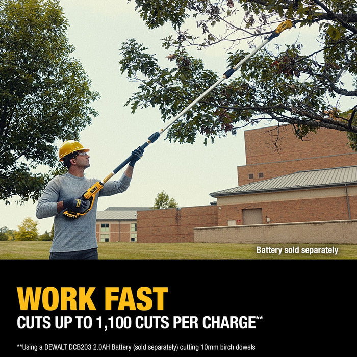 DeWalt 20V MAX 1-1/2" Corless Pole Pruner - Tool Only