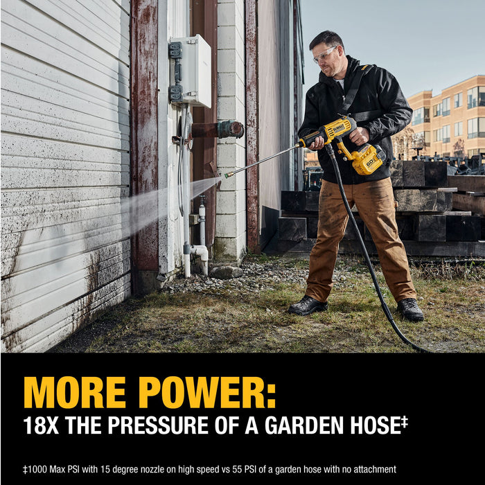 DeWalt 60V MAX 1000 psi Cordless Power Cleaner Kit