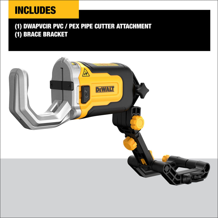 DeWalt IMPACT CONNECT™ PVC/PEX Pipe Cutter Attachment