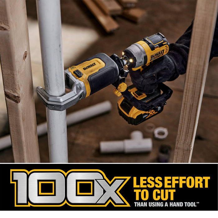 DeWalt IMPACT CONNECT™ PVC/PEX Pipe Cutter Attachment