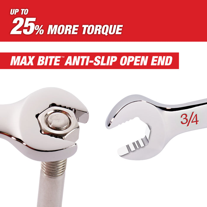 Milwaukee 11 pc. SAE Combination Wrench Set