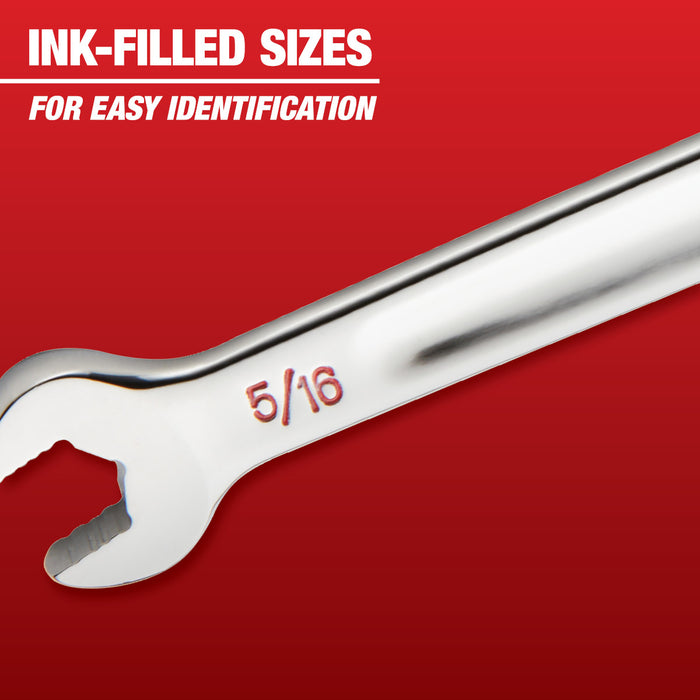 Milwaukee 11 pc. SAE Combination Wrench Set