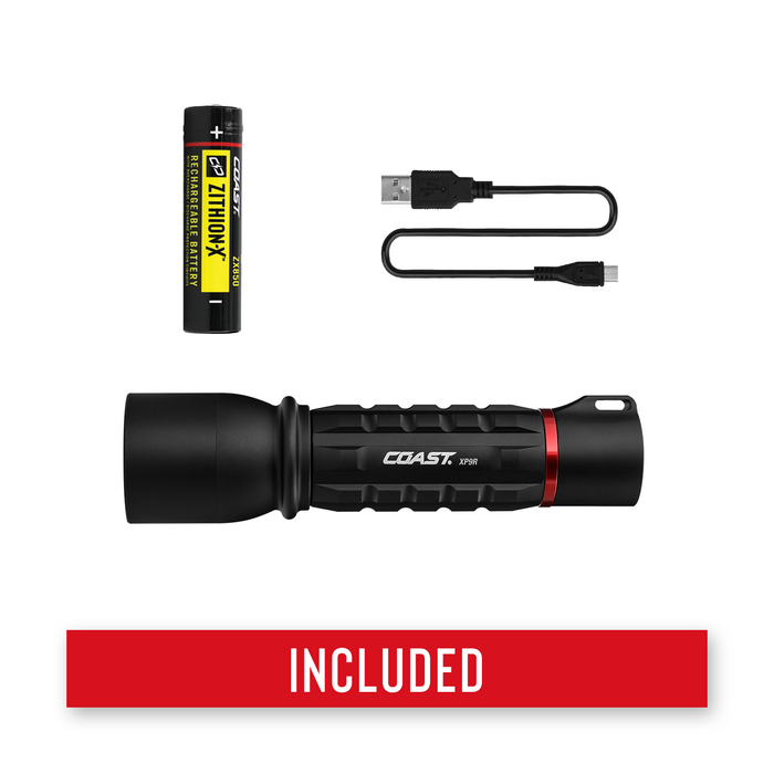 Coast XP9R Rechargeable Flashlight w/ Slide Focus