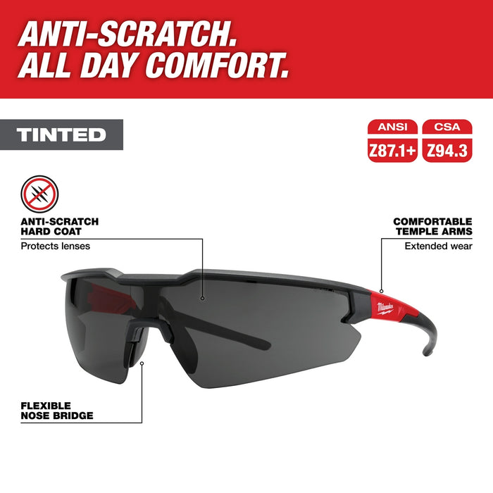 Milwaukee Safety Glasses Anti-Scratch Lenses