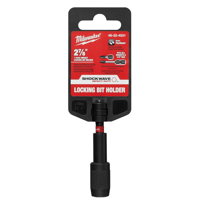 Milwaukee SHOCKWAVE 2-7/8" Impact Locking Bit Holder