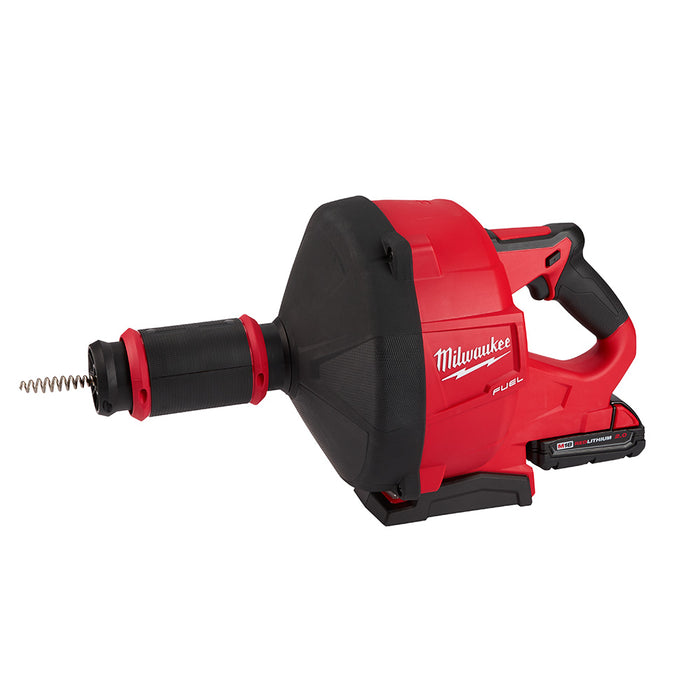 Milwaukee M18 FUEL Cordless Drain Snake with Cable-Drive Kit-A