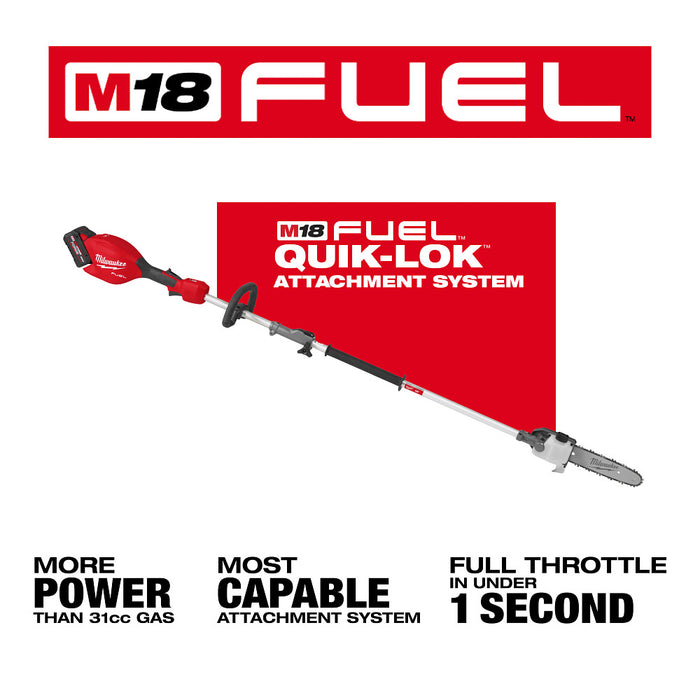 Milwaukee M18 FUEL™ Pole Saw w/ QUIK-LOK™ Kit