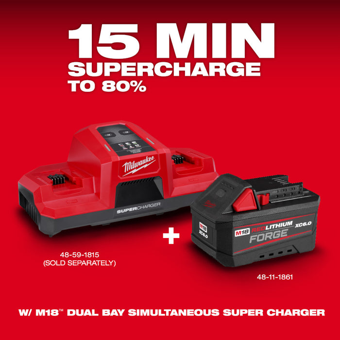 Milwaukee M18 REDLITHIUM FORGE XC6.0 Battery Pack