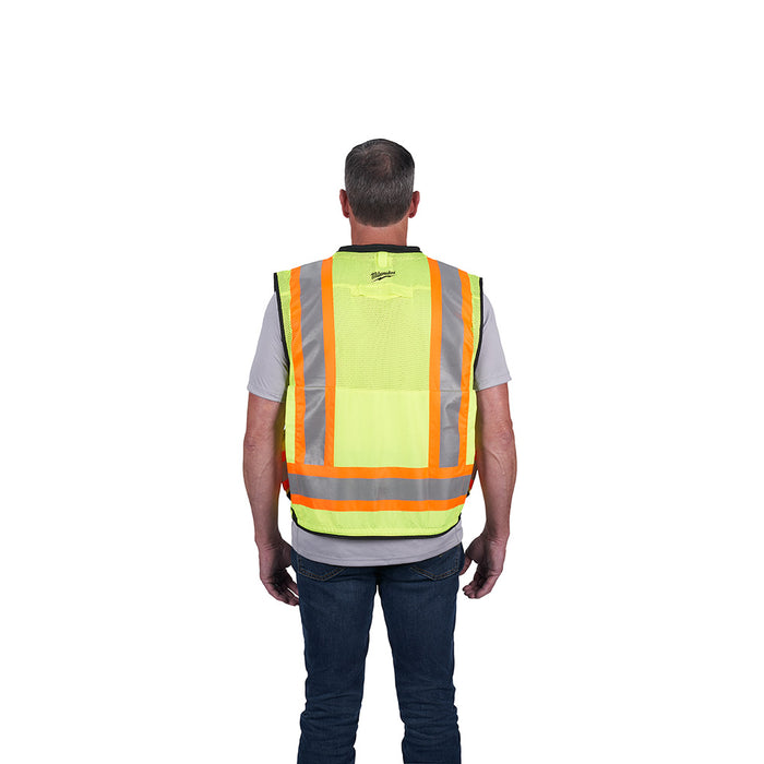 Milwaukee Class 2 Surveyor's High Visibility Safety Vest Yellow
