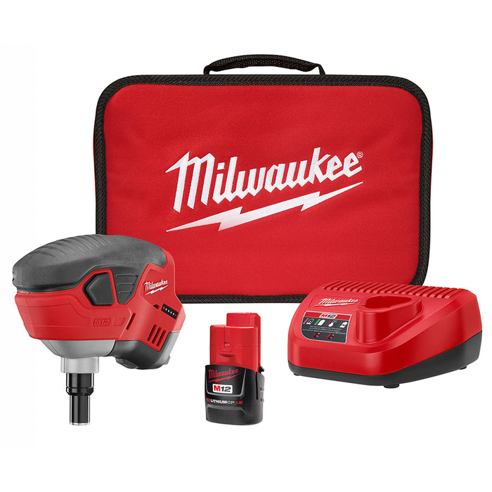 Milwaukee M12 Cordless Palm Nailer Kit